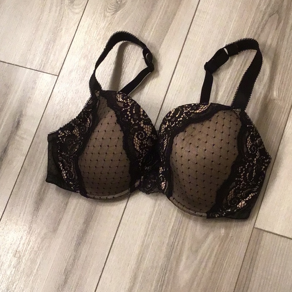 Dorina Underwire Lace Bra - size 36E (36DD)